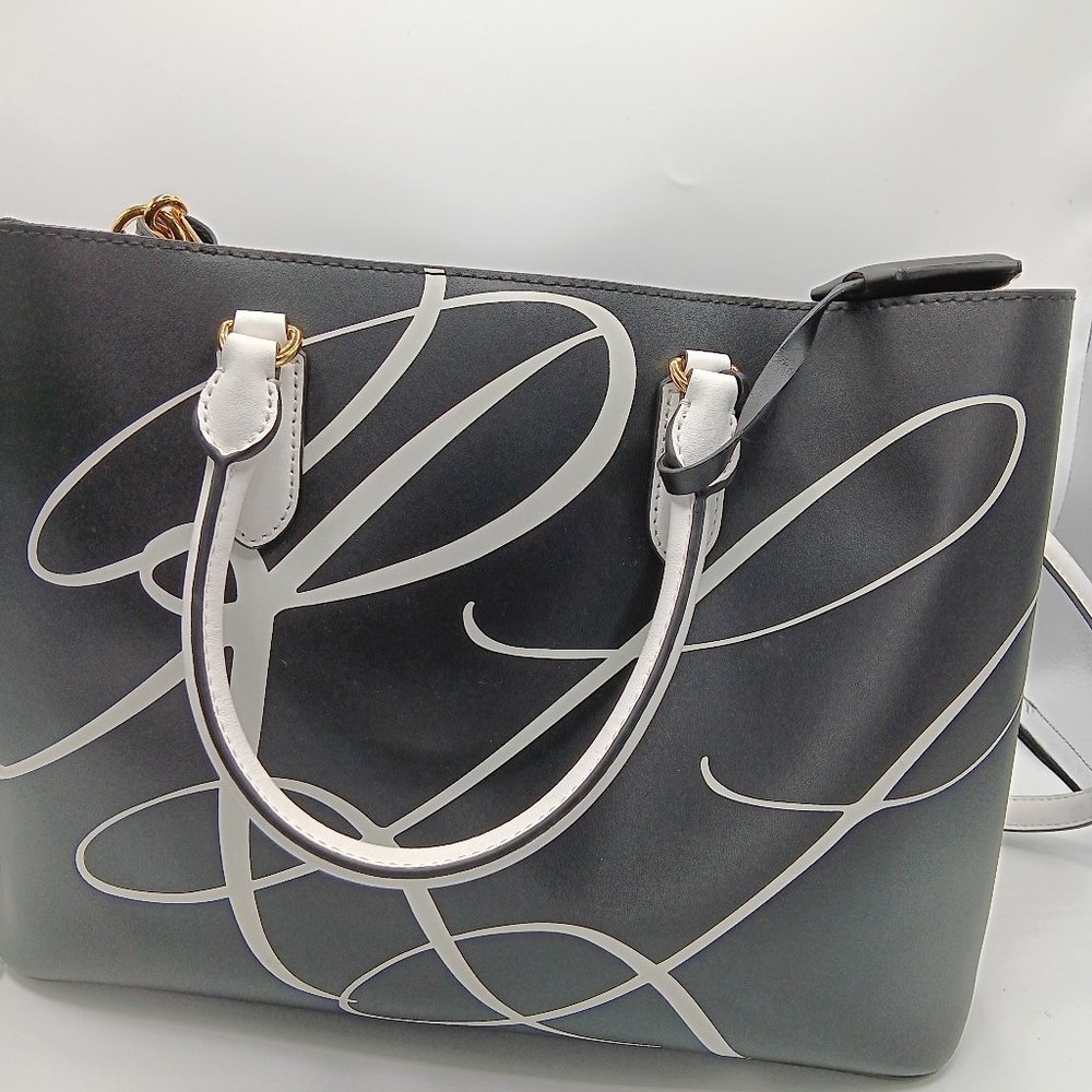Ralp Lauren black and white bag